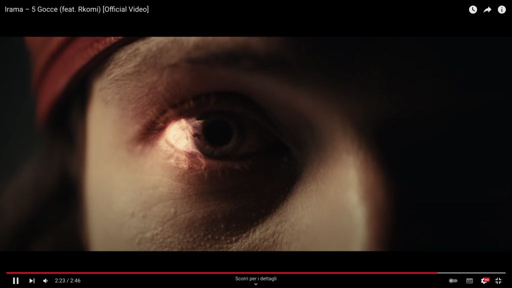 IRAMA: online il video di 5 GOCCE , il nuovo singolo con Rkomi