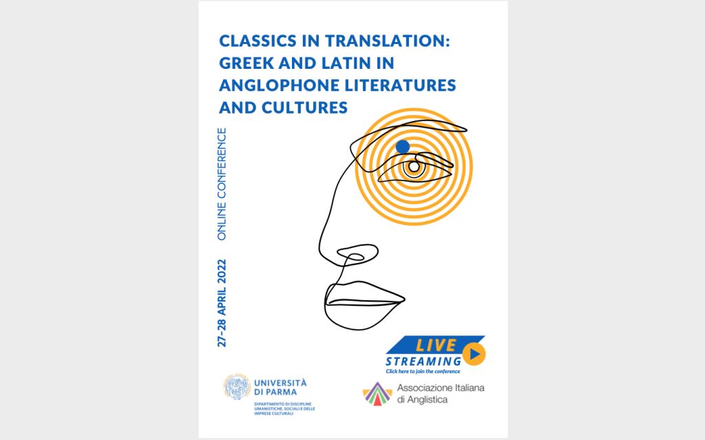 27-28 aprile: giornate di studi online Classics in Translation: Greek and Latin in Anglophone Literatures and Cultures