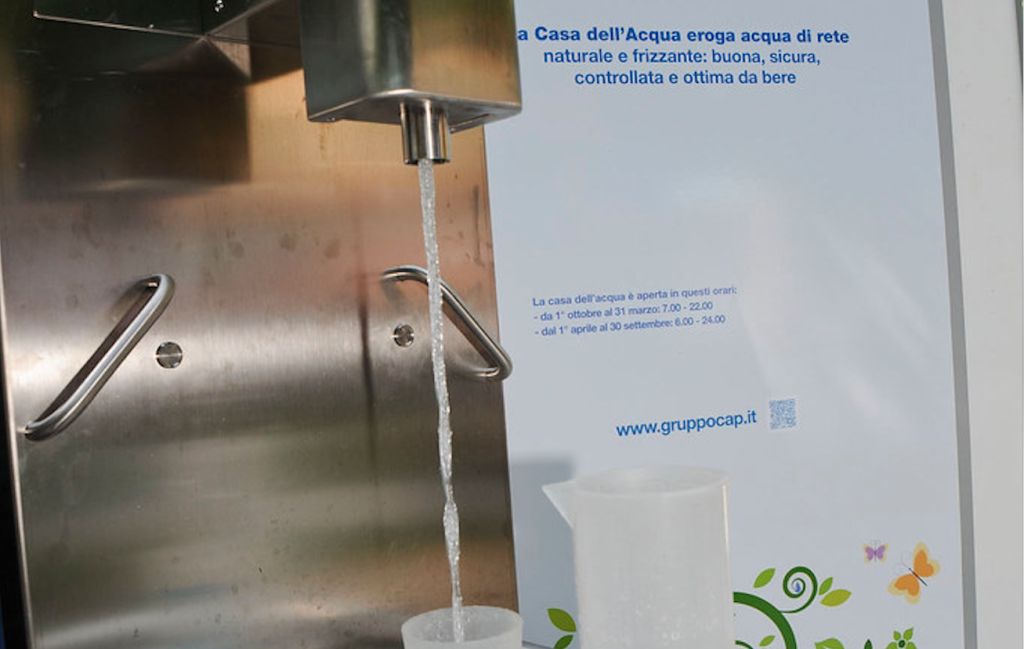 Sesto San Giovanni: Una nuova casa dell'acqua nel giardino di via XXV aprile