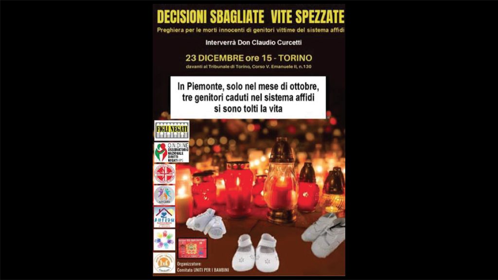 Genitori in preghiera a Torino: NON DIAMOGLIELA VINTA