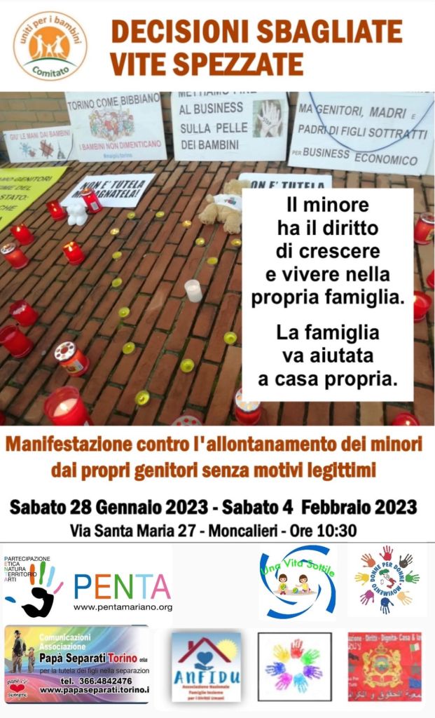 ANFIDU: Manifestazione per i bambini strappati