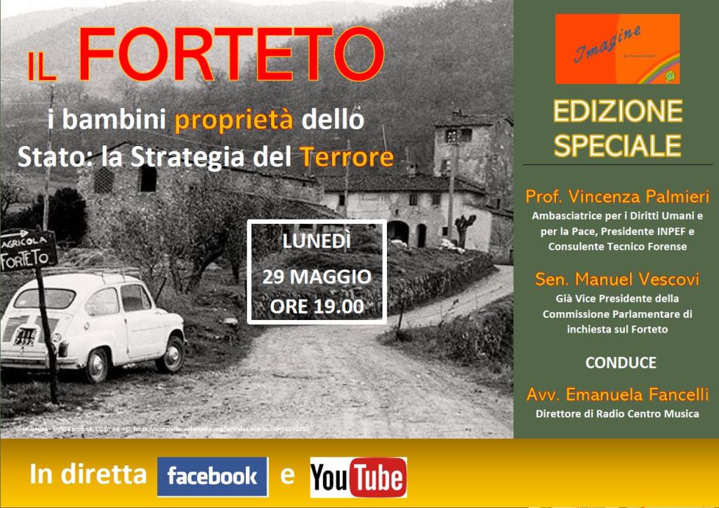 “I Bambini dello Stato - strategia del terrore”: dal Forteto a oggi