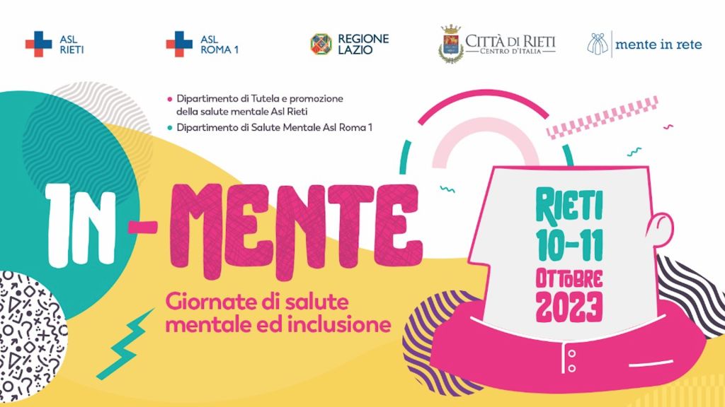 In-Mente – a Rieti le Giornate di salute mentale ed inclusione