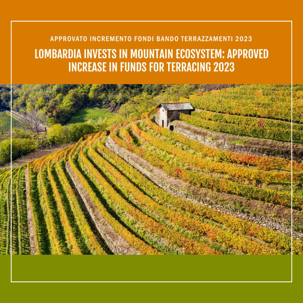 Approvato Incremento Fondi Bando Terrazzamenti 2023: Lombardia Investe nell'Ecosistema Montano