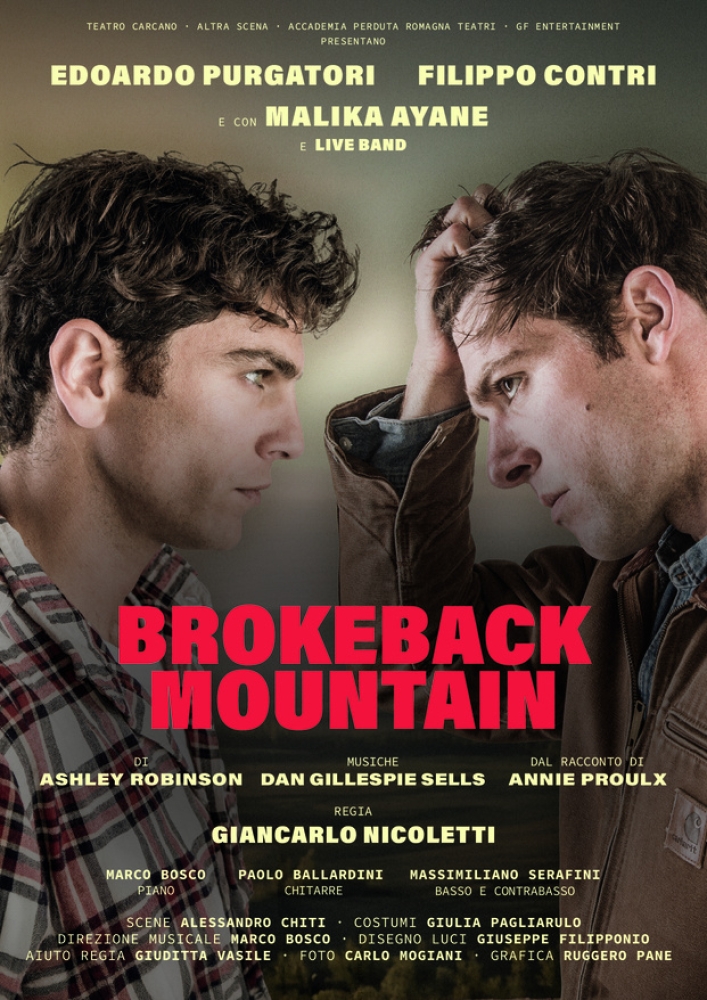 Ritorna BROKEBACK MOUNTAIN a play with music al Teatro Carcano di Milano dal 10 al 14 Dicembre