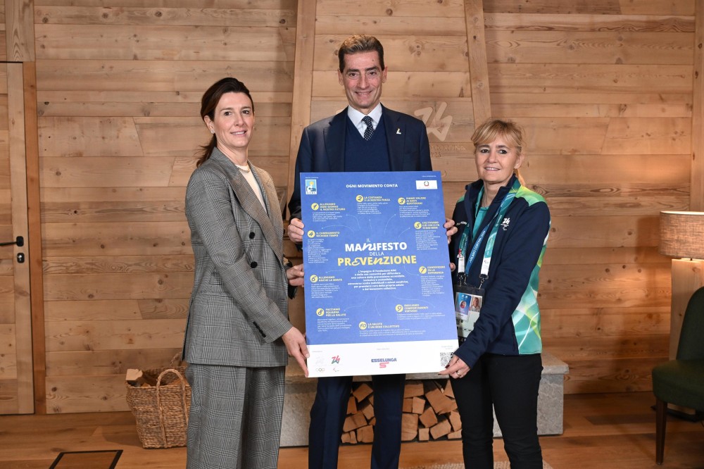 Milano Cortina 2026 firma con AIRC il Manifesto della prevenzione