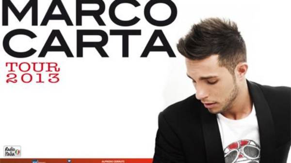 Marco Carta in concerto a Milano: 14 maggio. Roma: 17 maggio. Domenica ospite a DOMENICA IN