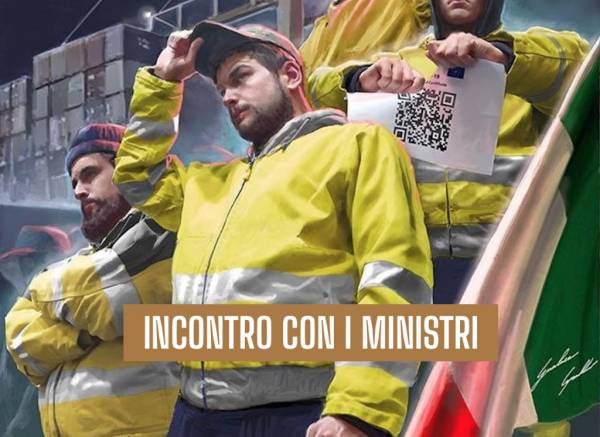 Puzzer: 'Sabato incontro con il Ministro Patuanelli ma la lotta continua fino all'abrogazione del green pass'