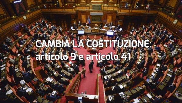 CAMBIA LA COSTITUZIONE: articolo 9 e articolo 41
