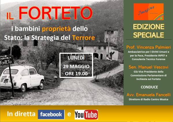 “I Bambini dello Stato - strategia del terrore”: dal Forteto a oggi