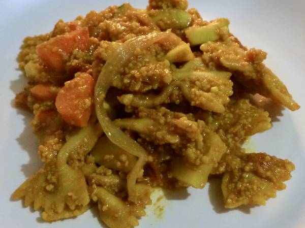 Farfalle Fusion con Konjac e Lenticchie