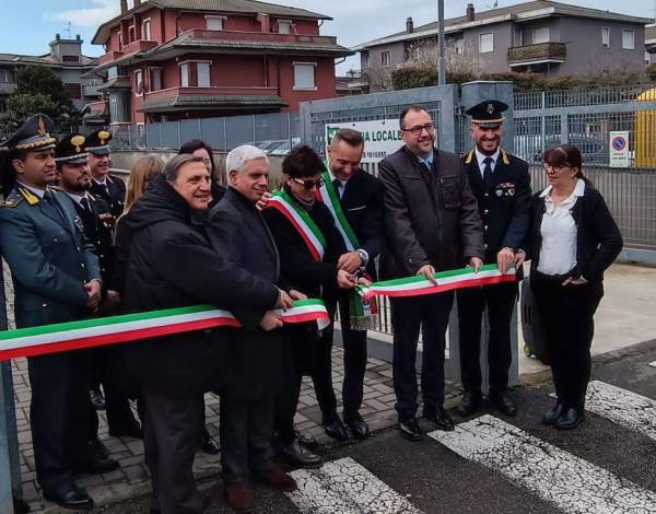 POLIZIA LOCALE, ASSESSORI LA RUSSA E COMAZZI INAUGURANO COMANDO UNICO POGLIANO MILANESE E NERVIANO
