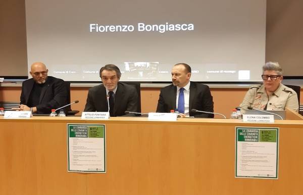 PRESIDENTE FONTANA E ASSESSORE SERTORI A UTR VARESE: COMUNITÀ ENERGETICHE RINNOVABILI OPPORTUNITÀ DI SVILUPPO E RISPARMIO