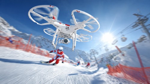 I droni entrano in gioco con Milano-Cortina 2026 — 8.000 frequenze radio per vedere gli atleti in azione